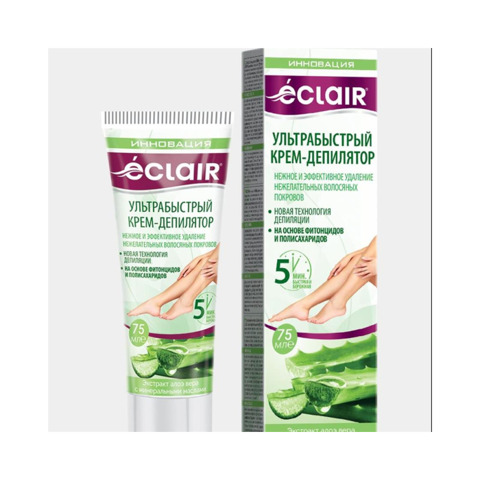 Крем-депилятор ECLAIR Алоэ Вера 75мл