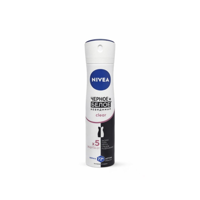 Дезод.спрей NIVEA WOMEN Невидимый CLEAR 150мл