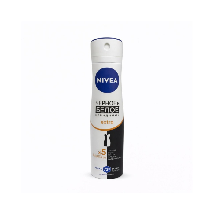 Deo-spray NIVEA WOMEN Qora va Oq Noma'lum Extra 150ml