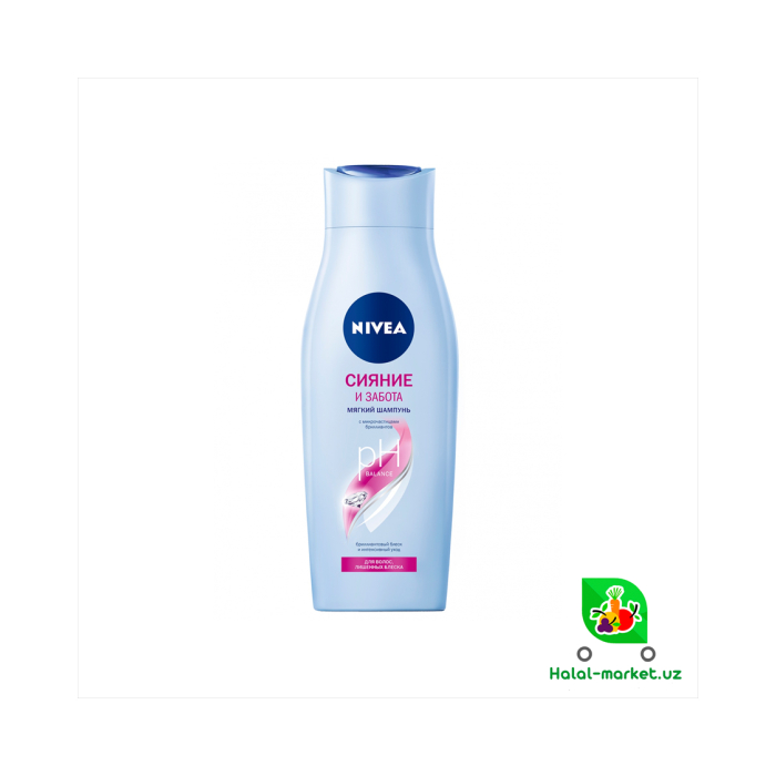 Шампунь для женщин NIVEA Сияние и Забота 250мл