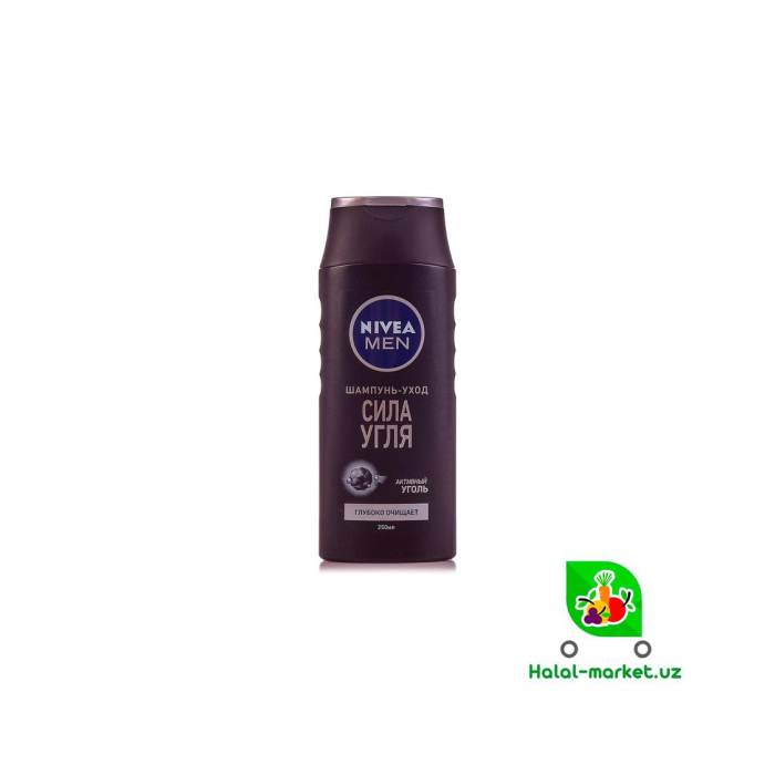 NIVEA MEN Ko'mir Kuchli Shampun 250ml