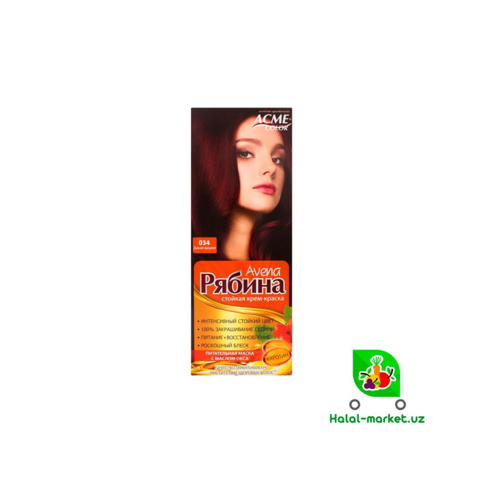 Soch bo'yog'i RYABINA №034 Yovvoyi O'rik 50ml