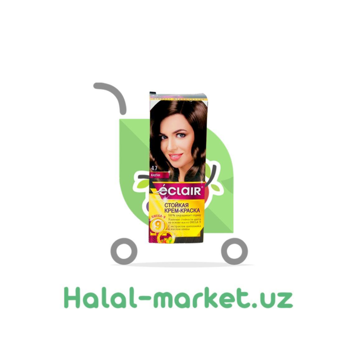 Soch bo'yog'i №4.7 ECLAIR Qahva 50ml