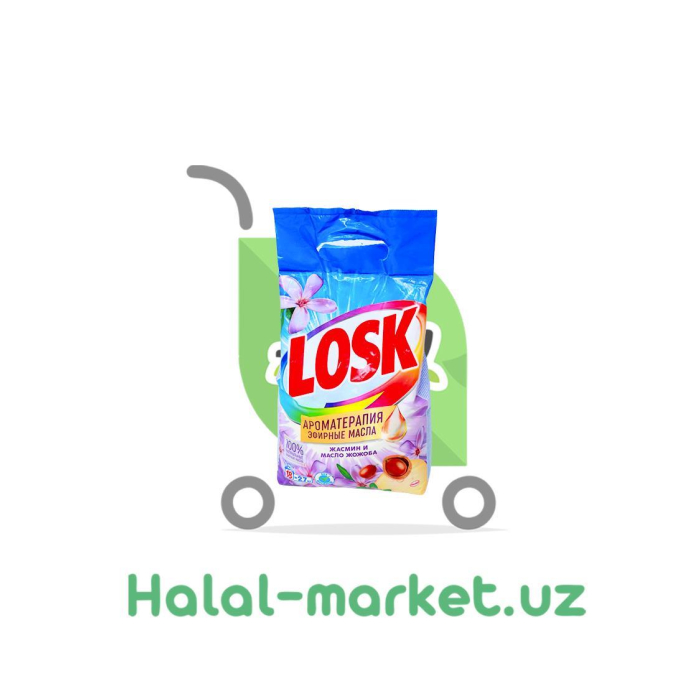 LOSK qo'l yuvish kukuni Jasmin va Jojoba yog'i 2,7kg