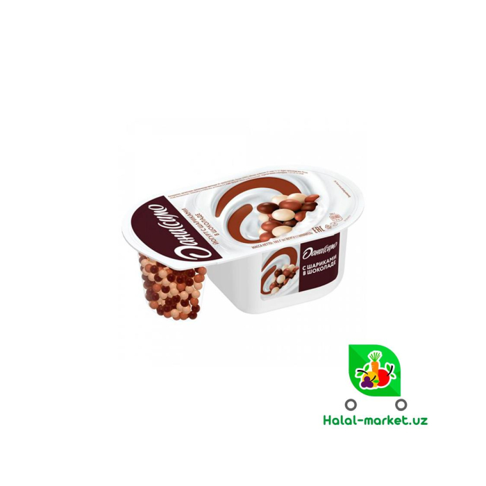 DANISSIMO Yogurt Fantaziya shokoladli to'plar 105gr
