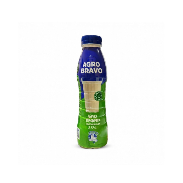 Био Кефир 2.5% AGRO BRAVO 480гр