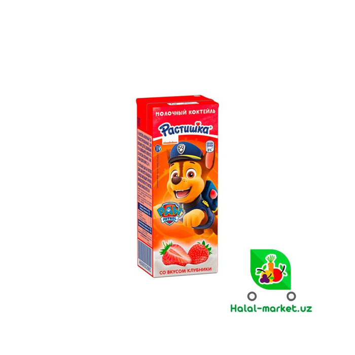 Rastishka kokteyli qulupnay/malina ta'mi 210gr