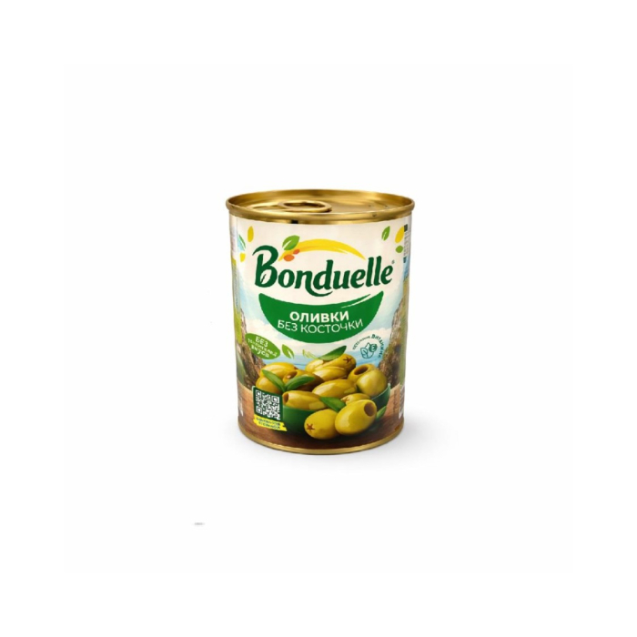 BONDUELLE yashil zaytunlar, to'plar 300g