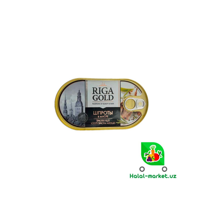 RIGA GOLD 190gr (kalit) yog'dagi shproty