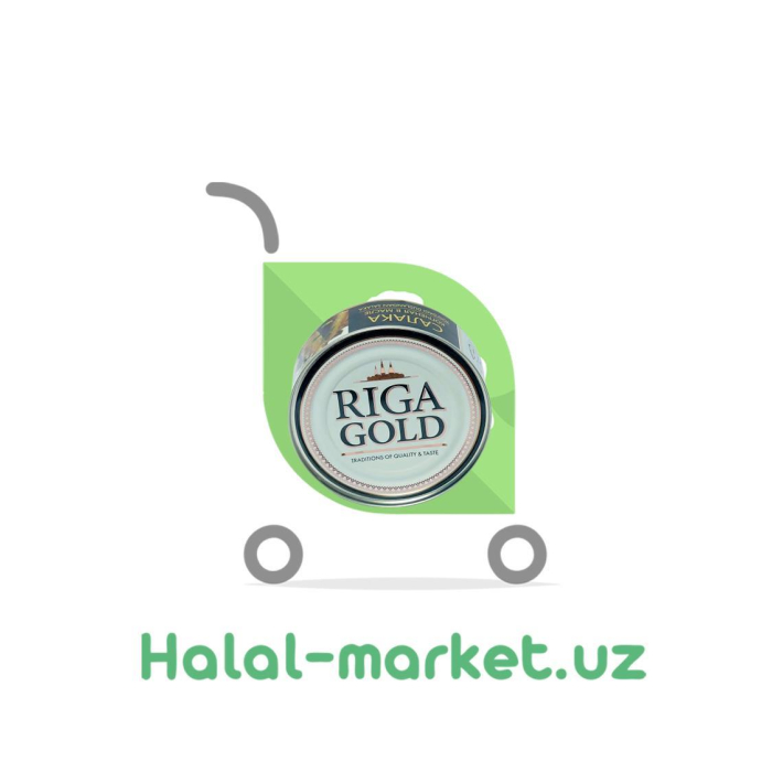 Салака копчёная в масле RIGA GOLD 240гр