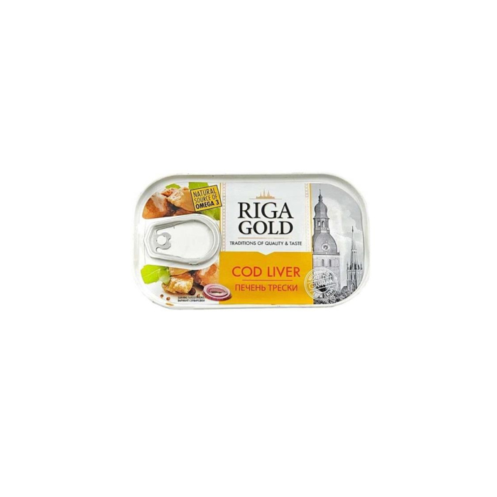 Печень трески RIGA GOLD 120гр (ключ)