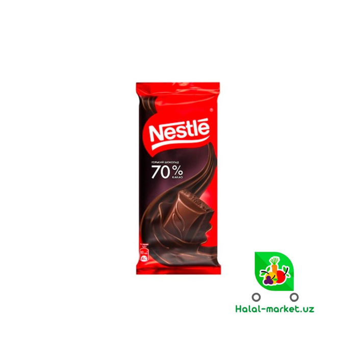 NESTLE 70% qora shokolad 82gr