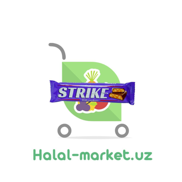 STRIKE CRAFERS bilan qovurilgan yerfıstığı va shokoladli baton 40gr