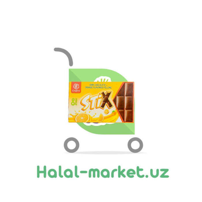 Shokolad CRAFERS Stix Apelsin 152gr