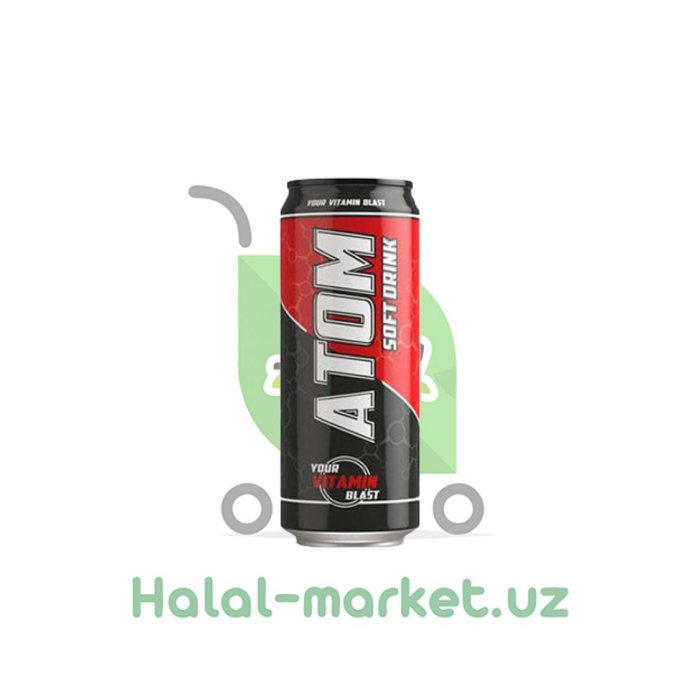 Энергетик ATOM SOFT DRINK 449мл