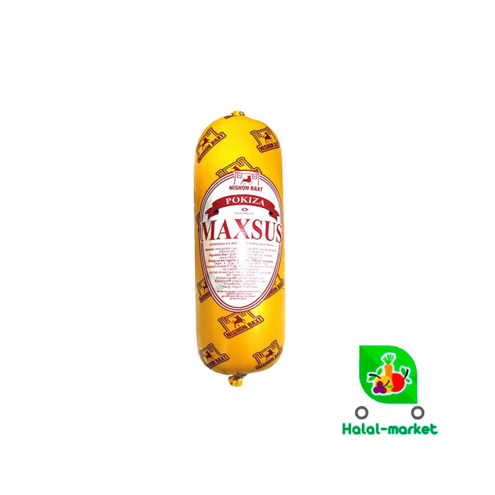 Maxsus NISHON BAXT (og'irligi) qaynatilgan kolbasa