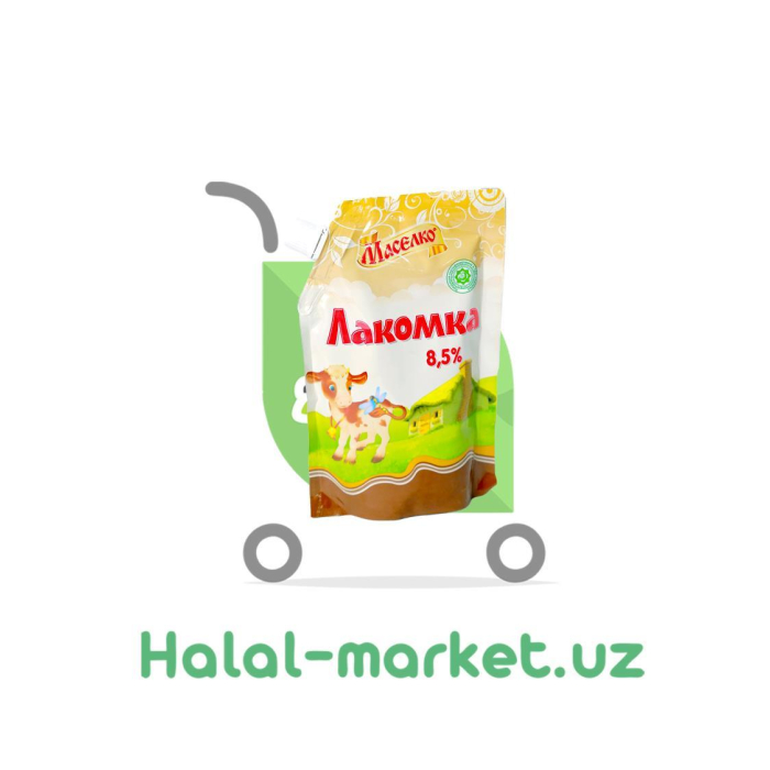 Qaynatilgan shirin qaymoq LAKOMKA 8,5% 320gr