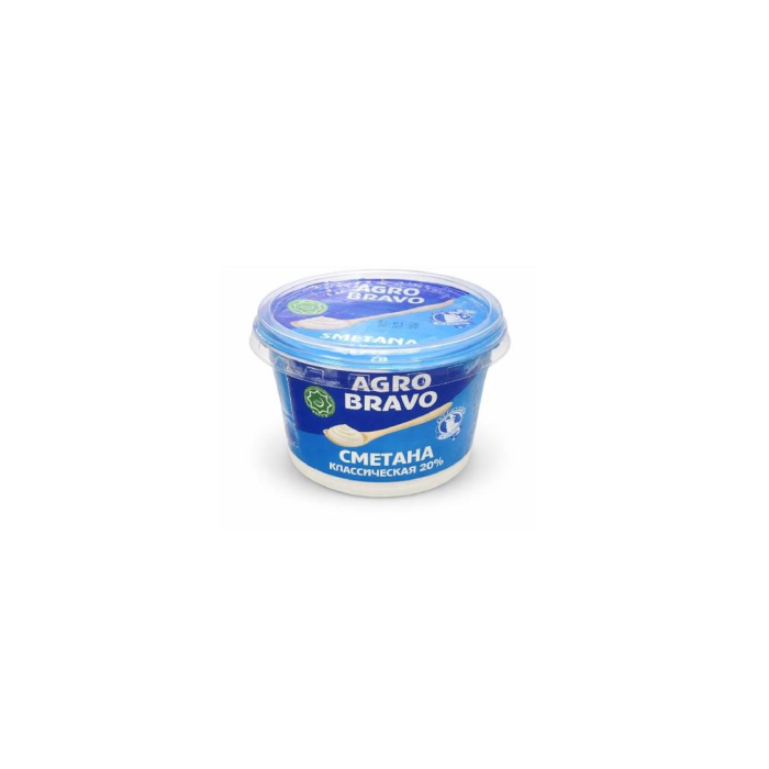Сметана 20% AGRO BRAVO 180гр