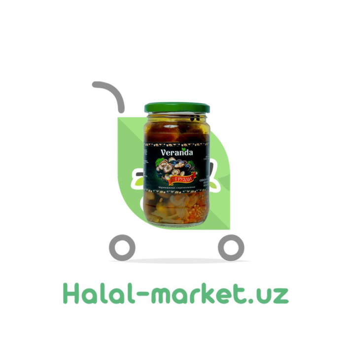 Marinadlangan VERANDA Qo'ziqorin Grudzi 580ml