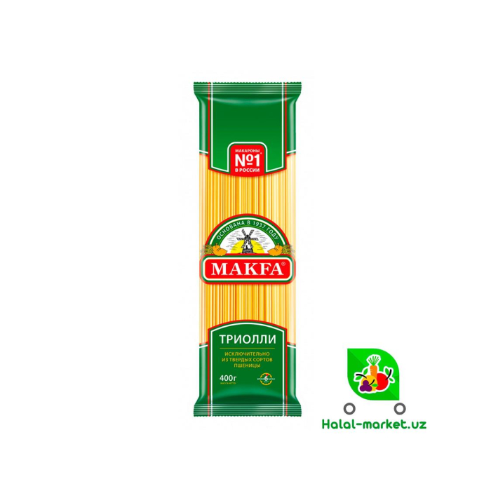 MAKFA Triolli 400gr uzun makaronlar