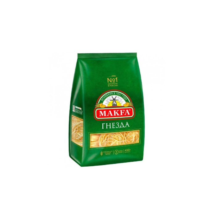Макароны вермишель гнезда MAKFA 450гр