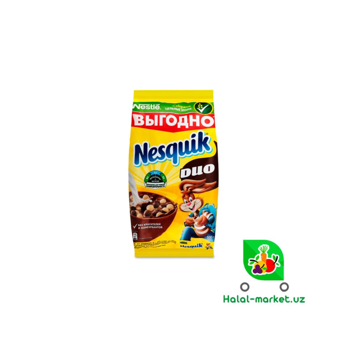 Сухой завтрак NESQUIK DUO 500гр М/у