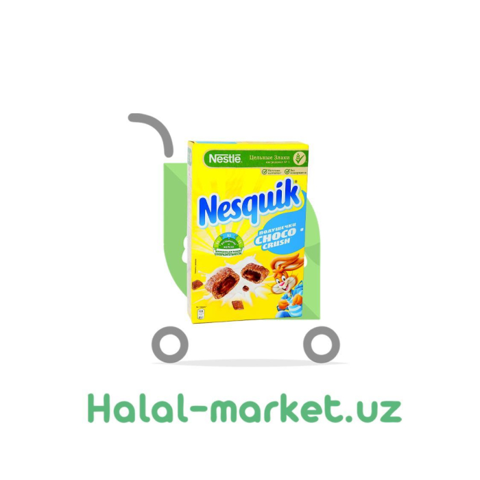 Сухой завтрак NESQUIK подушечки CHOCO CRUSH 220гр