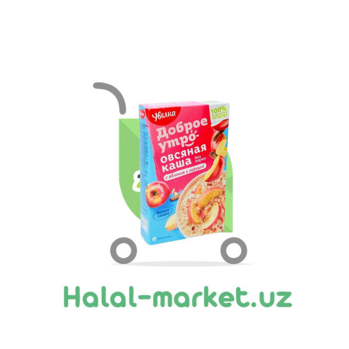 Yulafli kasha UVELKA Olma va Darçın 5*40g