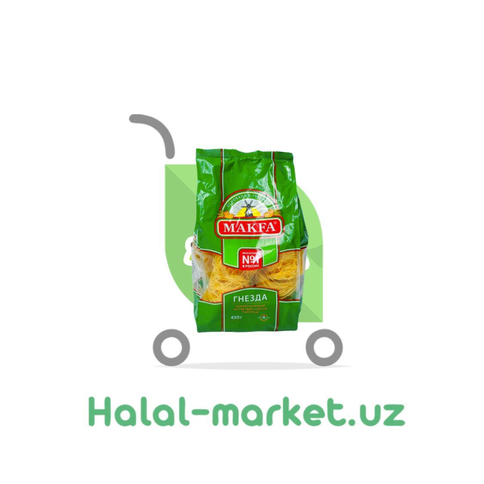 MAKFA Gnezda makaronlari 450gr