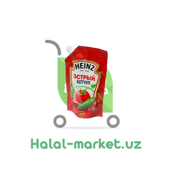 Кетчуп HEINZ Острый Кетчуп 320гр д/п