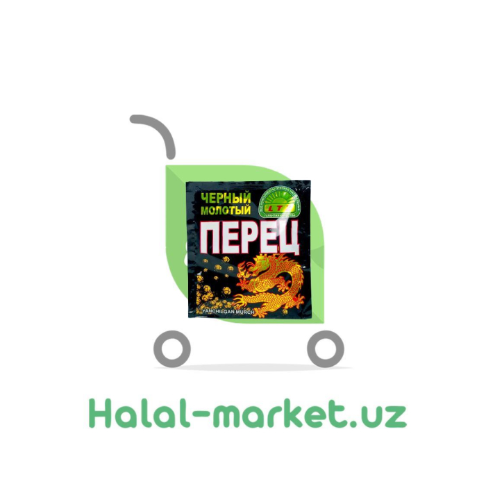 Qora murch LTZ maydalangan (paket) 40g