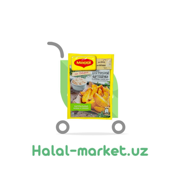 MAGGI ziravori qishloq uslubidagi qizil kartoshka uchun Tartar sousi bilan 30gr