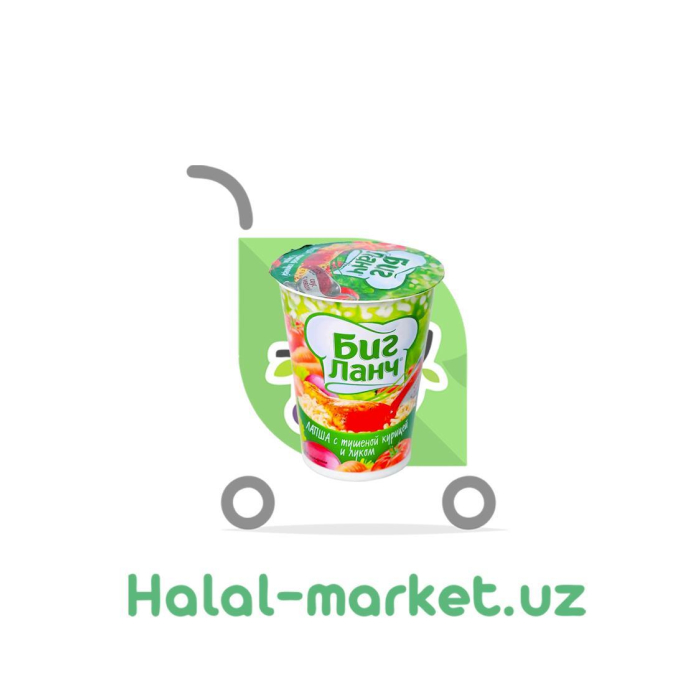 BIG LUNCH makaron tovuq va piyoz bilan 100gr M/u