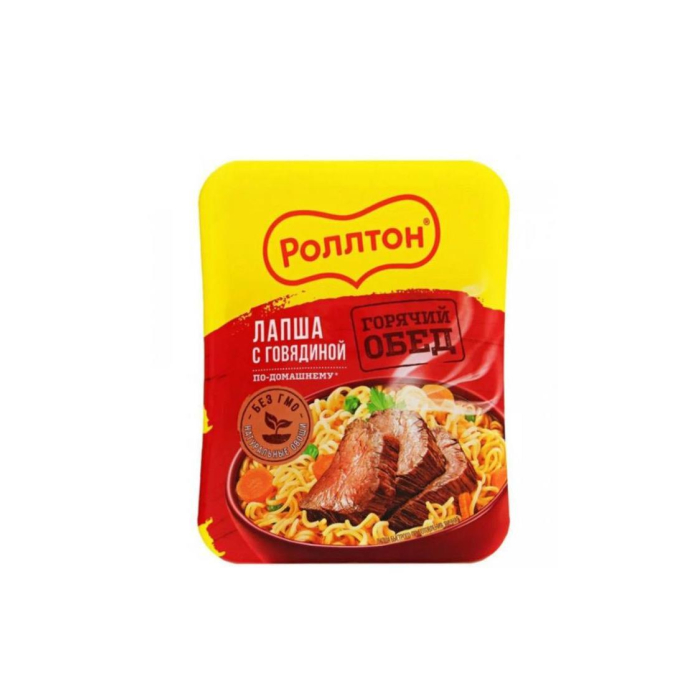 Лапша ROLLTON с Говядиной 90гр Пл/б