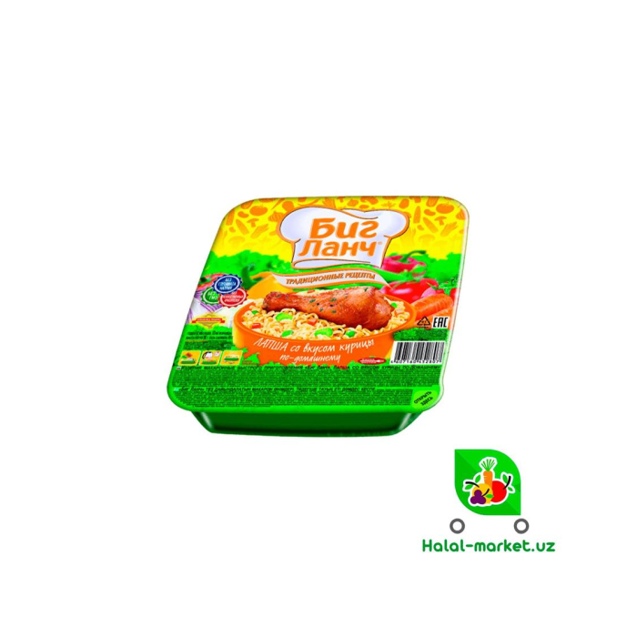 Tovuq ta'mli BIG LUNCH makaron 90gr