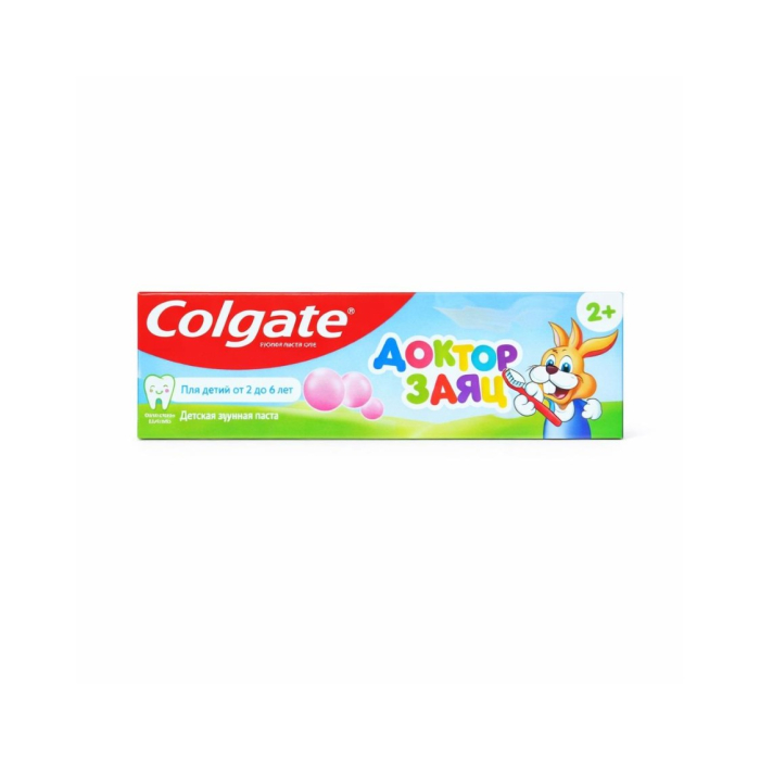 Зуб.паста COLGATE Детская Доктор Заяц Со вкусом жвачки 66гр