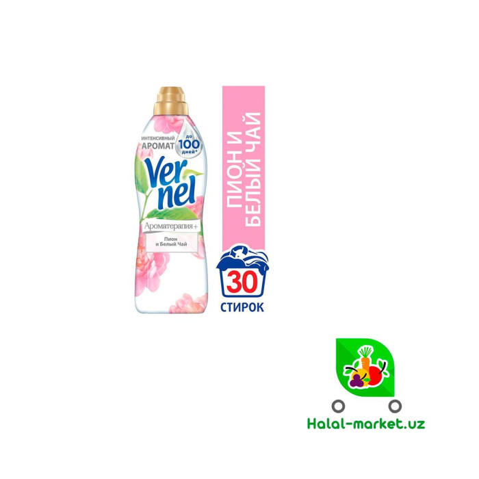 VERNEL Pion va oq choy aromali kiyim uchun konditsioner 0,87ml