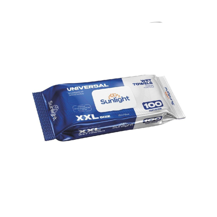 SUNLIGHT XXL 100 dona nam salfetkalar