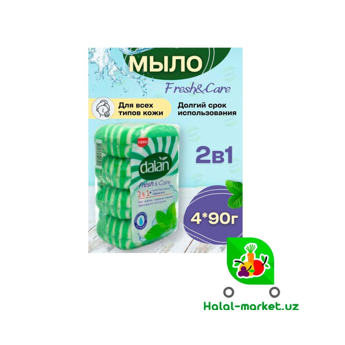 Мыло DALAN Мята 90гр*4/360гр