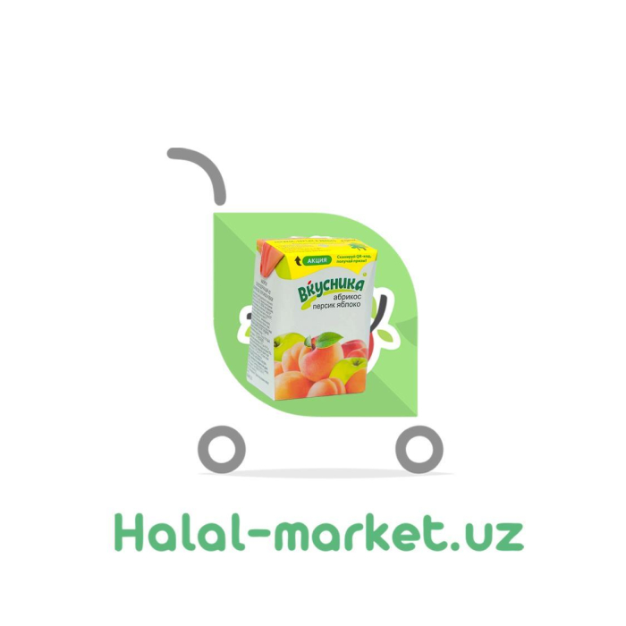 Vkusnika Aprikot, Shaftoli, Olma 950ml