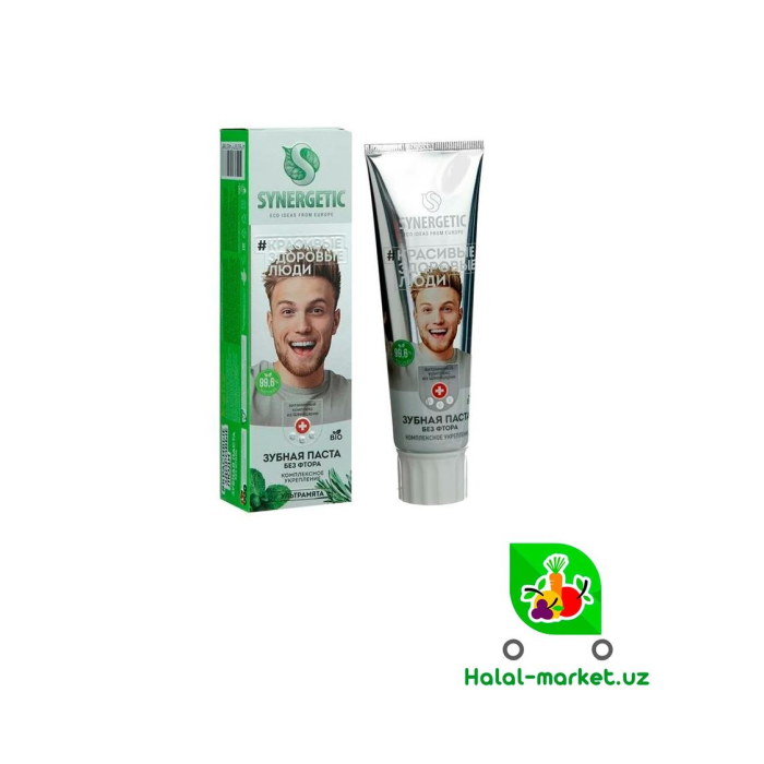 Зуб.паста SYNERGETIC УльтраМята 100гр