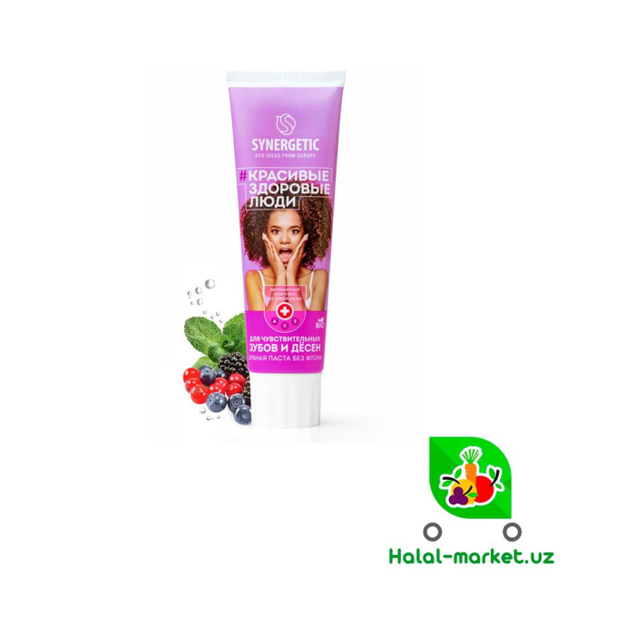 Tish pastasi SYNERGETIC Mevalar, Minta 100gr