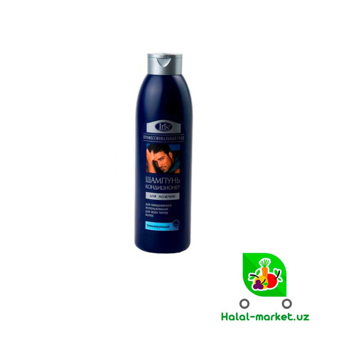 Шампунь-кондиционер IRIS MEN Тонизирующий 1л