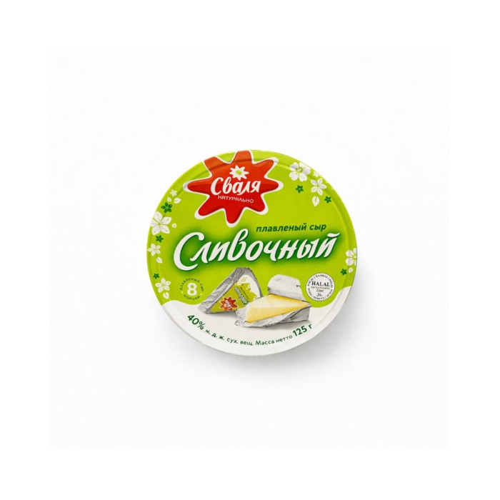 SVALYA Qaymoqli eriydigan pishloq 125gr