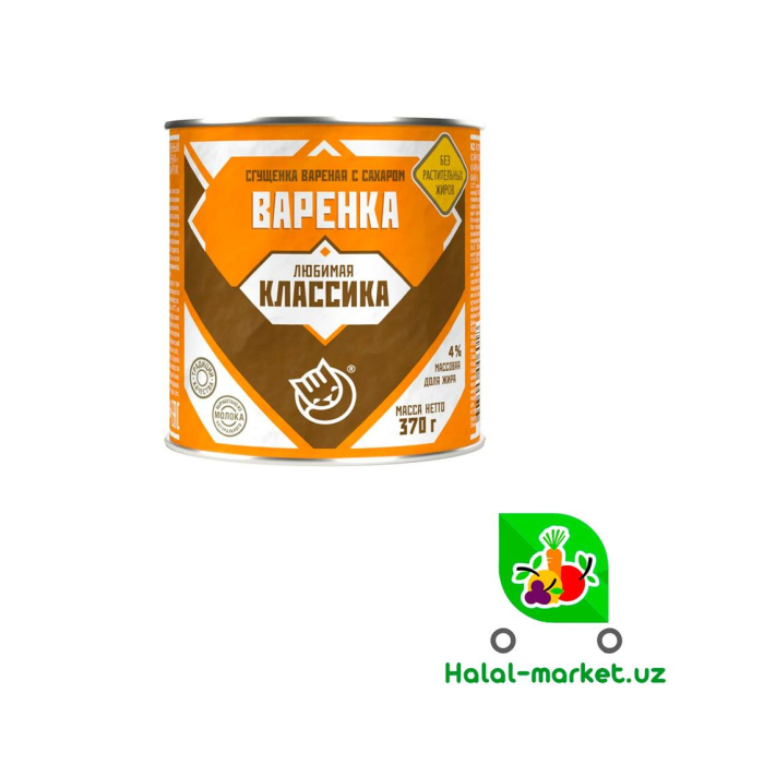 Сгущенное молоко ВАРЕНКА 370г