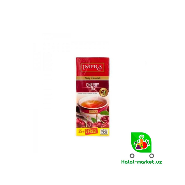 IMPRA qora choyi gilos ta'mi 30pak
