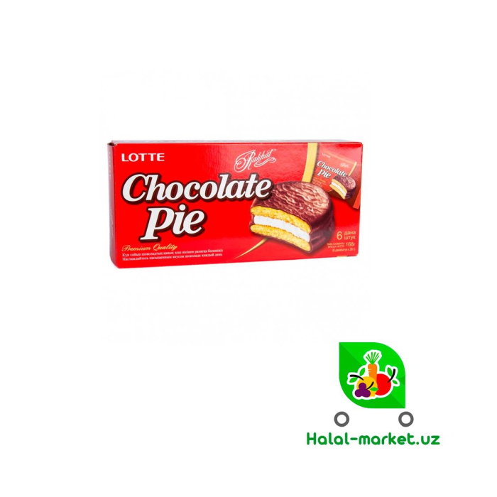 Печенье LOTTE CHOCO PIE 6*28гр