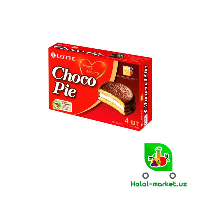 Печенье LOTTE CHOCO PIE 4*28гр