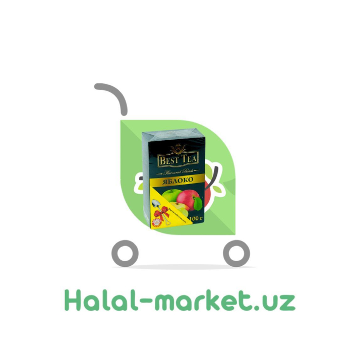 Чай зеленый BEST TEA Яблоко 100гр