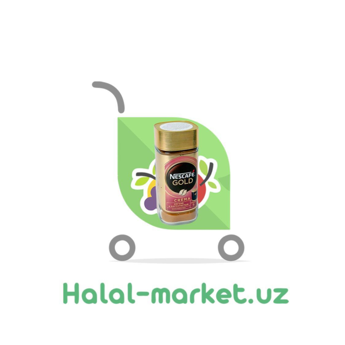 Кофе NESCAFE GOLD Crema 95гр Ст/б
